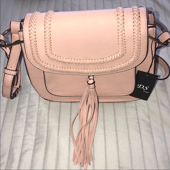 Handbags - Handbag || Pink Fringe Crossbody